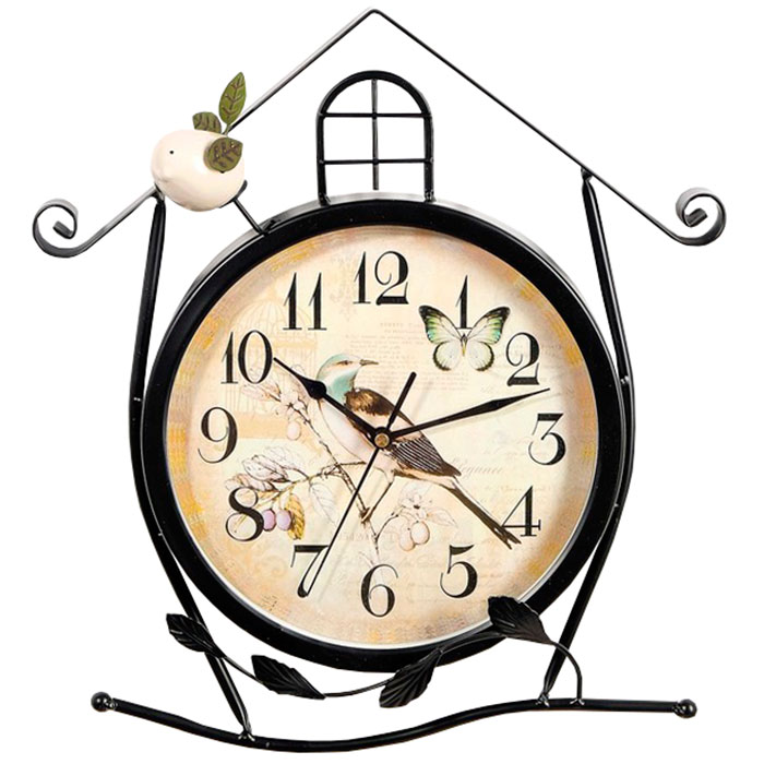 Часы Птичка в домике, 42 см