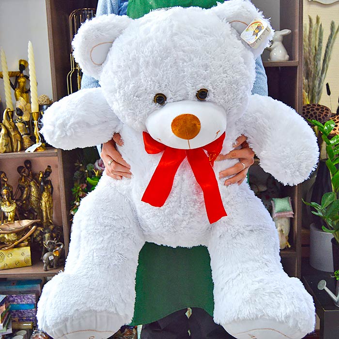 Мягкая игрушка Медведь белый, 90 см